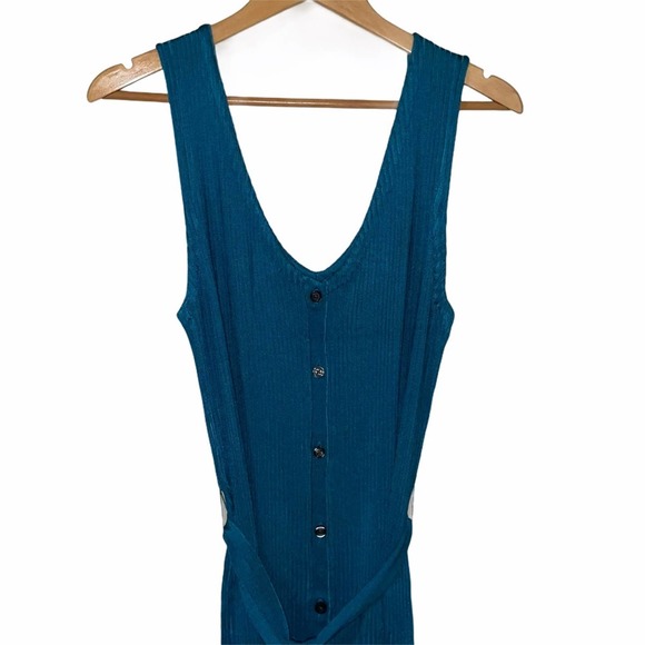 Rachel Roy Ribbed Bodycon Sleveless Sweater Dress - Picture 4 of 14